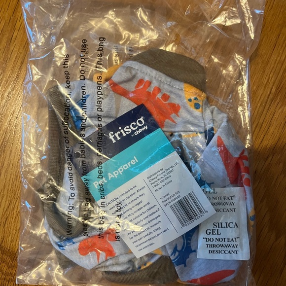 NWT-Lot of Two-XSmall Doggy Pajamas-one dinosaur print & one Mandalorian print - Picture 5 of 8